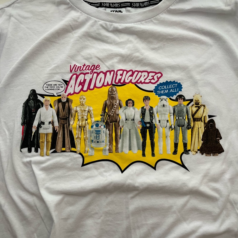 Star Wars Vintage Action Figures Graphic Tee